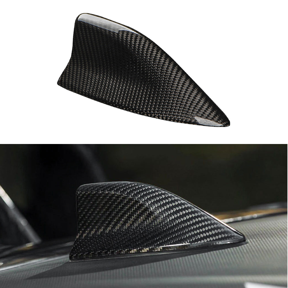 CREATE CARBON Gloss Carbon Fiber Shark Fin Antenna Cover for Toyota GR Corolla/GR Yaris | 2023+ Premium Upgrade