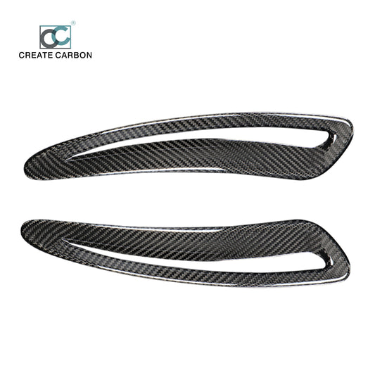 Real Carbon Fiber Hood Air Vent Trim Cover For Toyota Supra MK5 A90 2019+