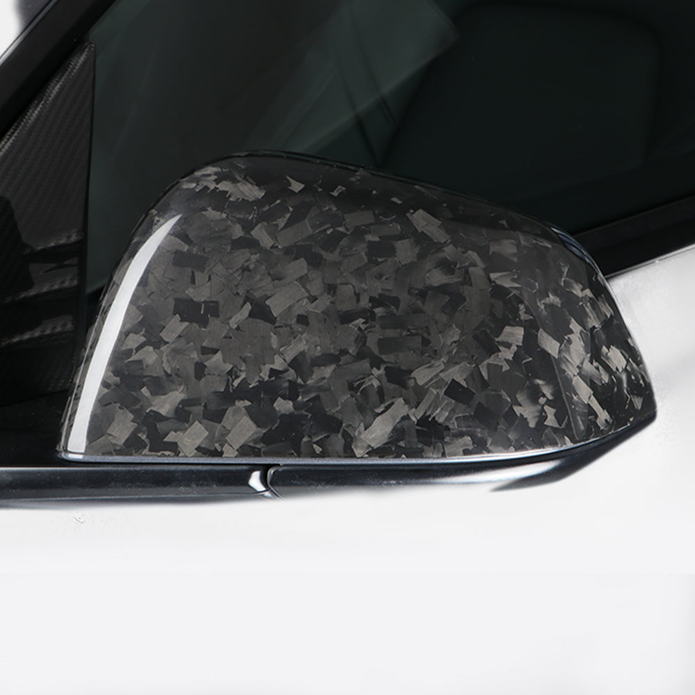 JSWAN Dry Carbon Fiber Mirror Cover for Tesla model 3 Y