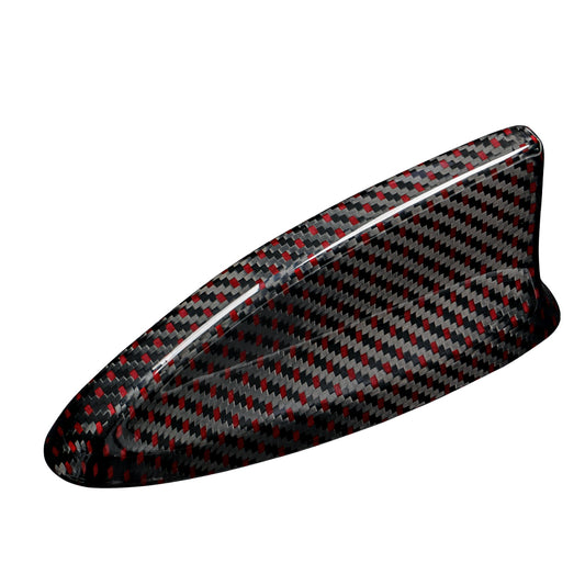 JSWAN Dry Red Carbon Fiber Shark Fin Antenna Cover For Honda 11th Gen Civic Type R FL5