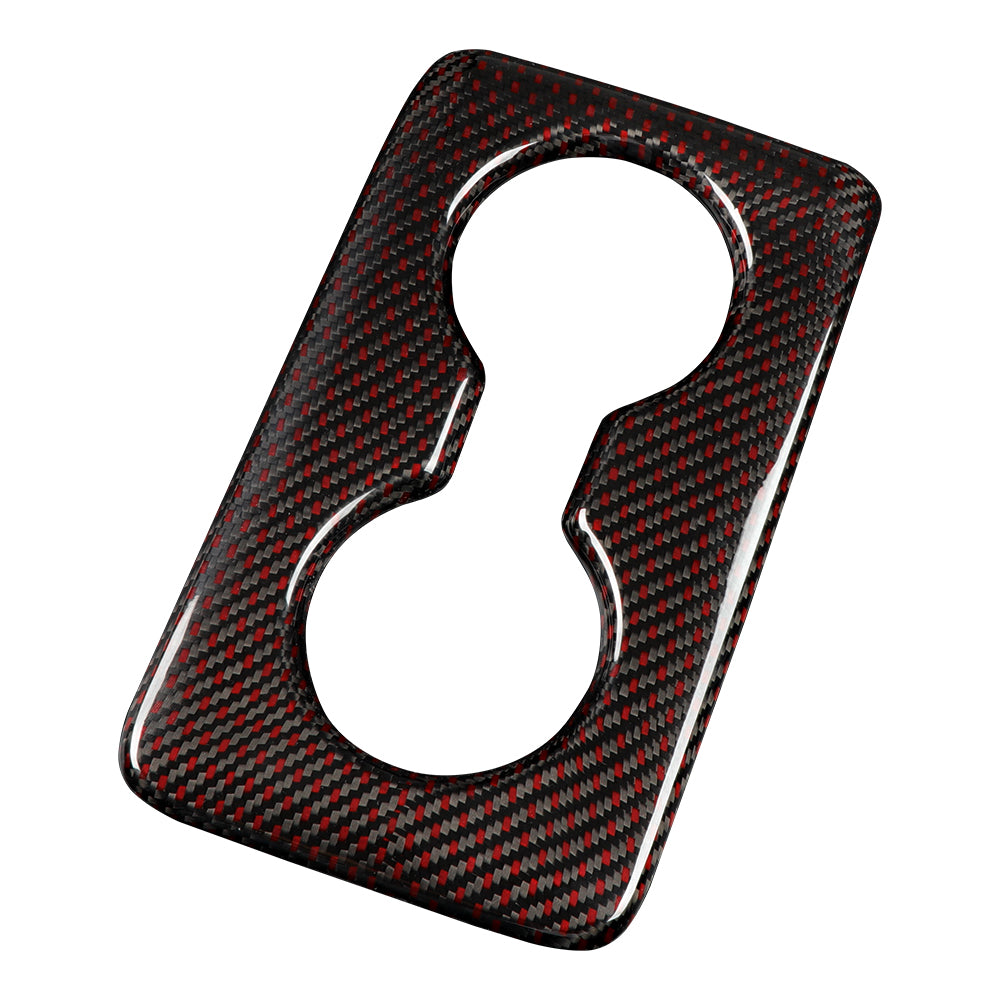 JSWAN Dry Red Carbon Fiber Rear Cup Holder Cover for Civic Type R FL5 2023