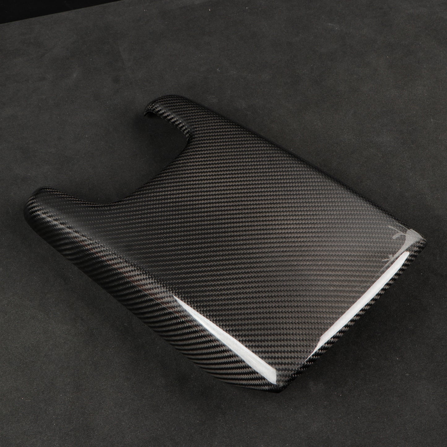 CREATE CARBON Real Carbon Fiber Center Console Armrest Trim for Type R FL5