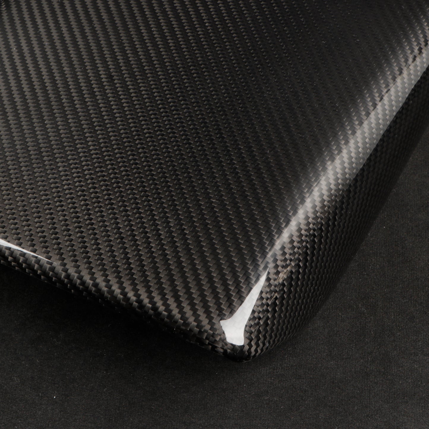 CREATE CARBON Real Carbon Fiber Center Console Armrest Trim for Type R FL5