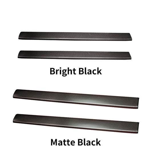 CREATE CARBON 2pcs Real Carbon Fiber Front Car Door Sill Trim For Honda 11th Civic Type R FL5