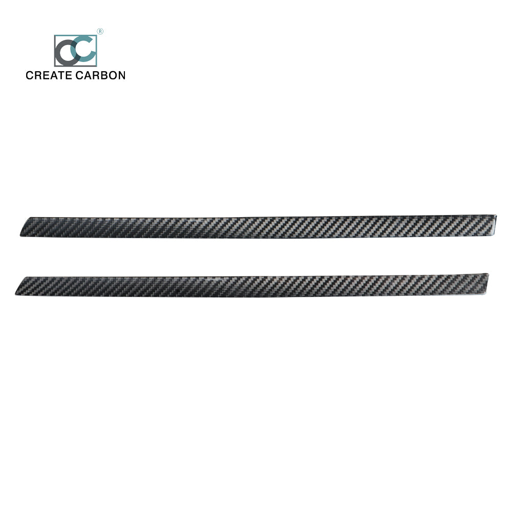 Carbon Fiber Center Console Co-Pilot Strips Trim 2PCS Fit for Supra A90 MK5(LHD)