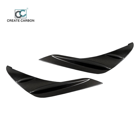 JSWAN Dry Crabon Fiber Door Side Skirts Fender Trim 2pcs Fit For Toyota Supra A90 MK5