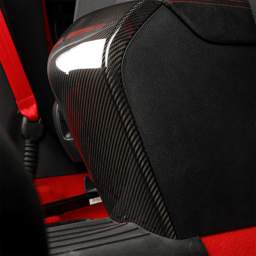 JSWAN Dry Carbon Fiber Rear Kick Panel Cover for Civic Type R FL5 2023