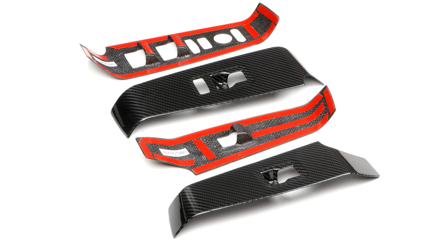 CREATE CARBON Carbon Fiber Switch Panel Cover for Honda Civic Type R - Stylish Interior Upgrade