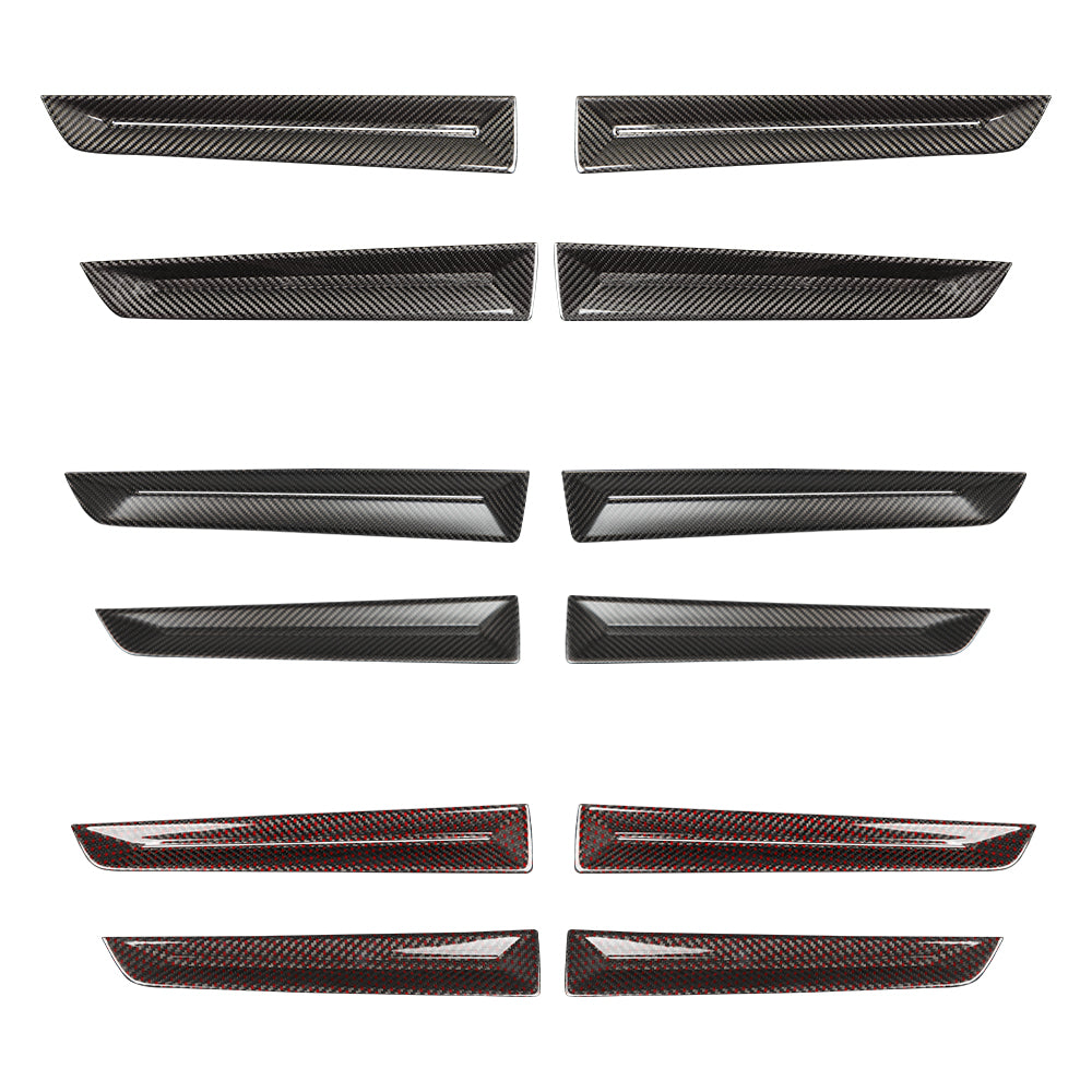 JSWAN Dry Carbon Fiber Door Trims 4pcs for Type R FL5 2023