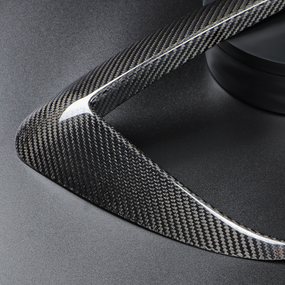 Real Carbon Fiber Fog Light Trim for Tesla Model S 2021+