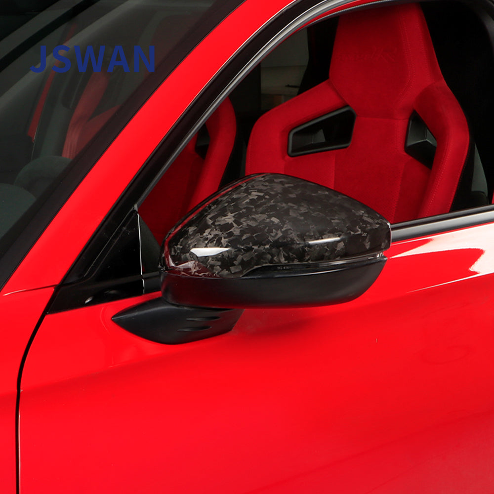 JSWAN Dry Carbon Fiber Rear Mirror Cover for Civic Type R FL5 2023