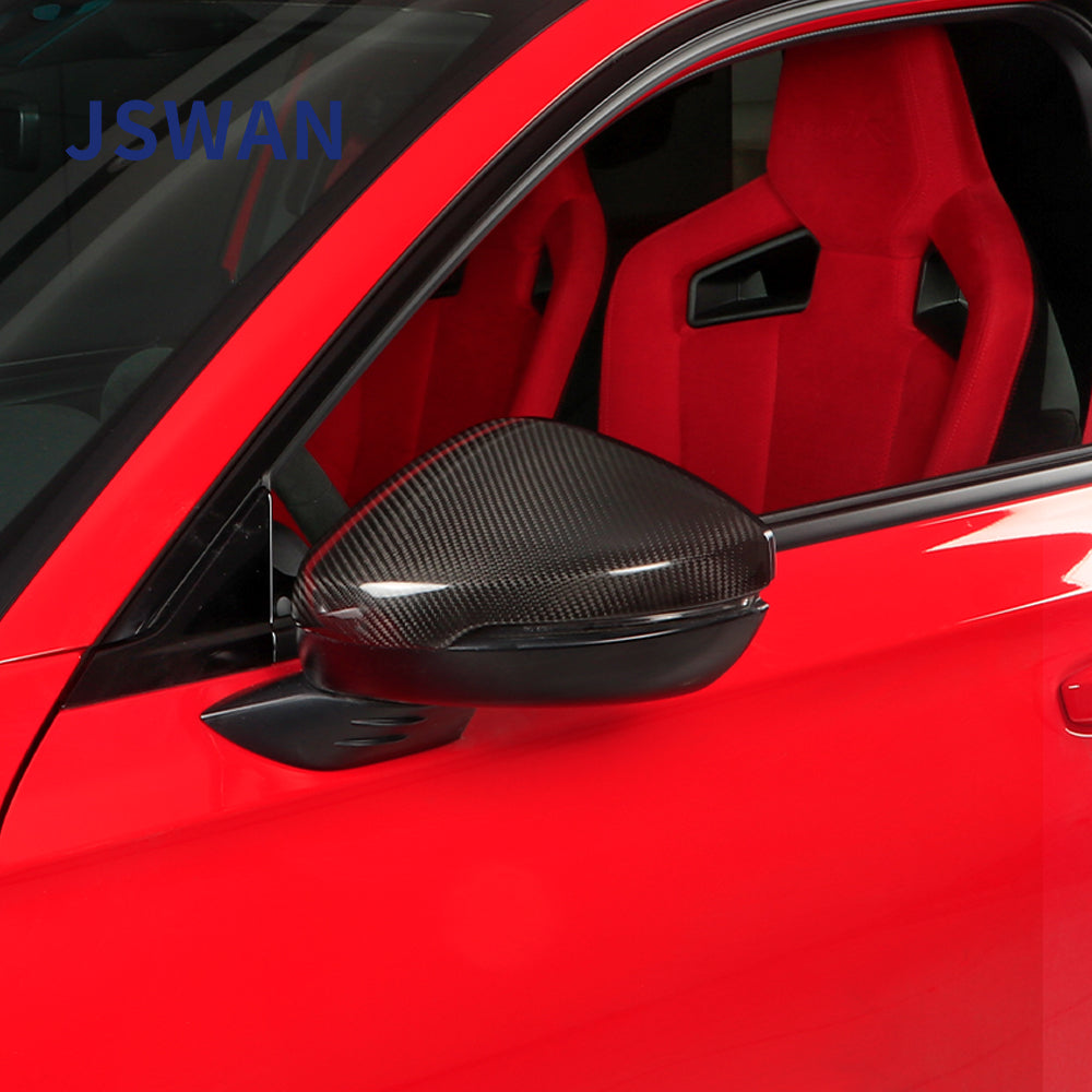 JSWAN Dry Carbon Fiber Rear Mirror Cover for Civic Type R FL5 2023