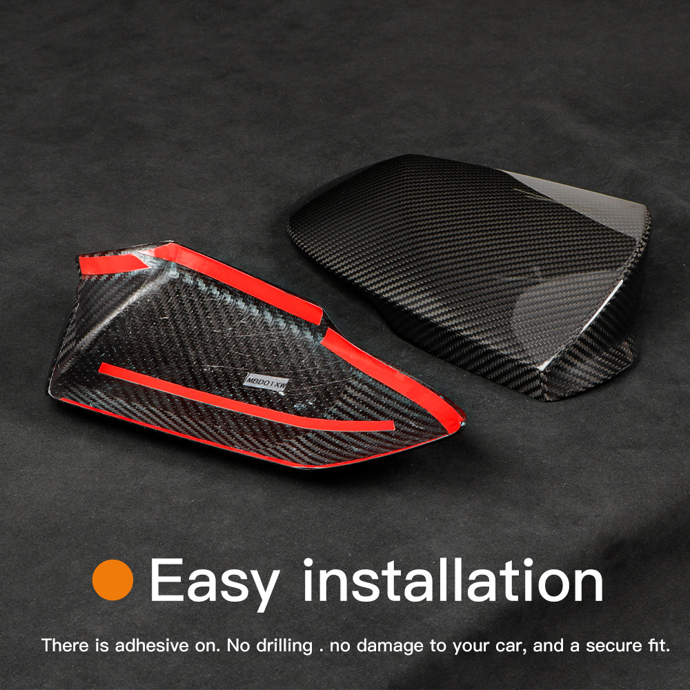 CREATE CARBON 2pcs Real Carbon Fiber Side Rearview Mirror Cover For Hyundai Elantra N 2024+