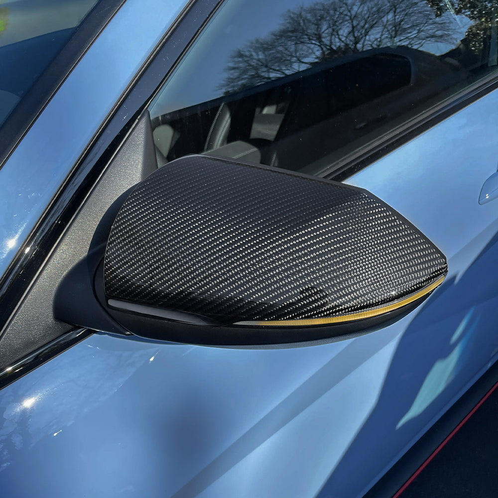 CREATE CARBON 2pcs Real Carbon Fiber Side Rearview Mirror Cover For Hyundai Elantra N 2024+