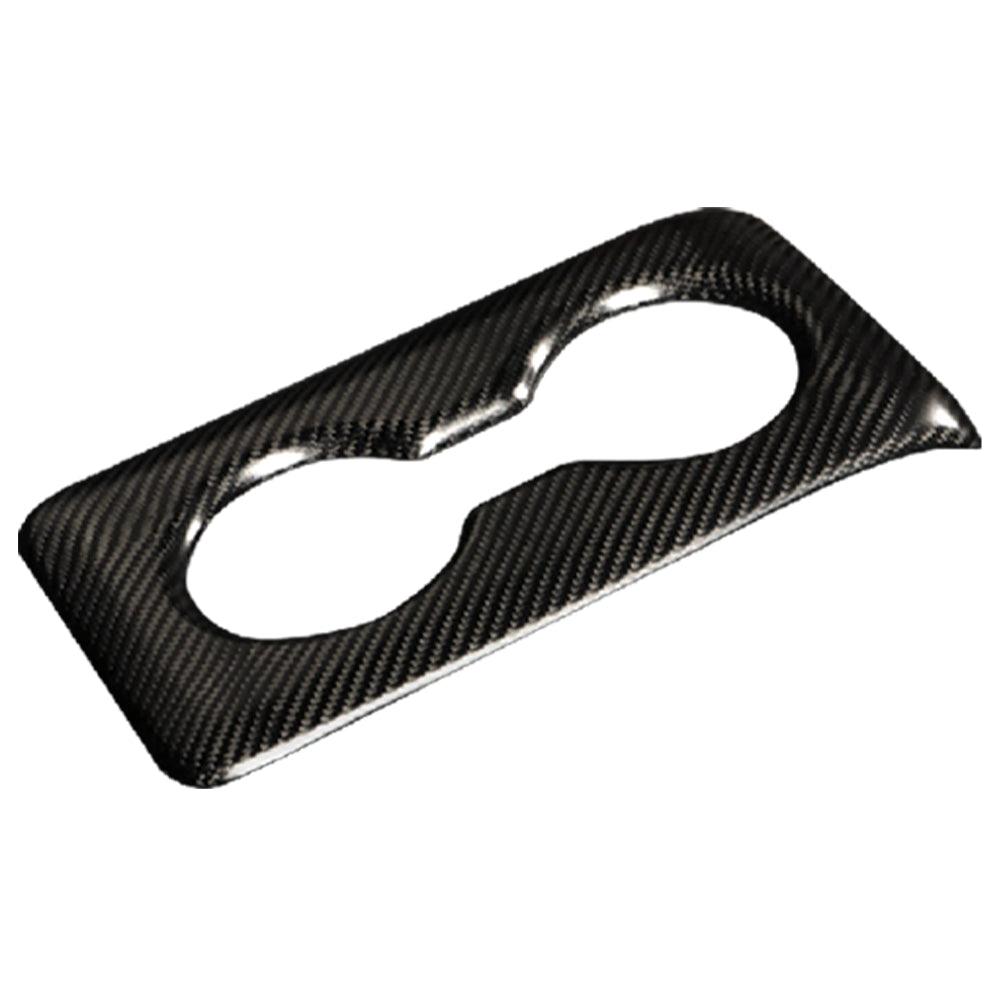 JSWAN Dry Carbon Fiber Rear Cup Holder Cover for Civic Type R FL5 2023