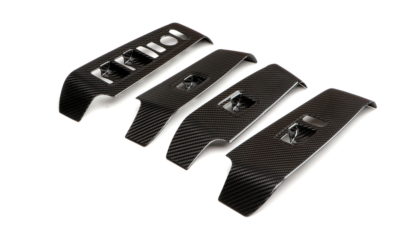 CREATE CARBON Carbon Fiber Switch Panel Cover for Honda Civic Type R - Stylish Interior Upgrade